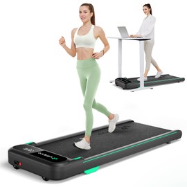 UREVO Smart Walking Pad with MIIT Modes, Walking Pad Treadmill with APP, Treadmills for Home with 2.5 HP Motorized, Plug and Play Jogging Machine with HiveTech Cushioning, Remoter and LED Display