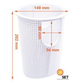 Splapool Replacement Strainer Basket Above-Ground and In-Ground Pool Pumps