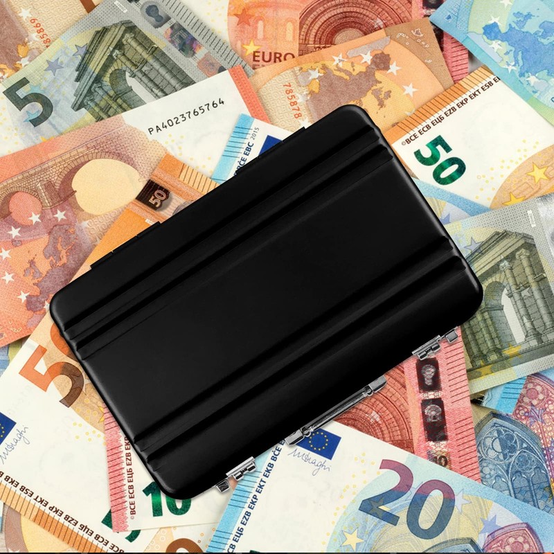 Hpbaggy Money Case as Money Gift, Voucher Packaging, Mini Briefcase,