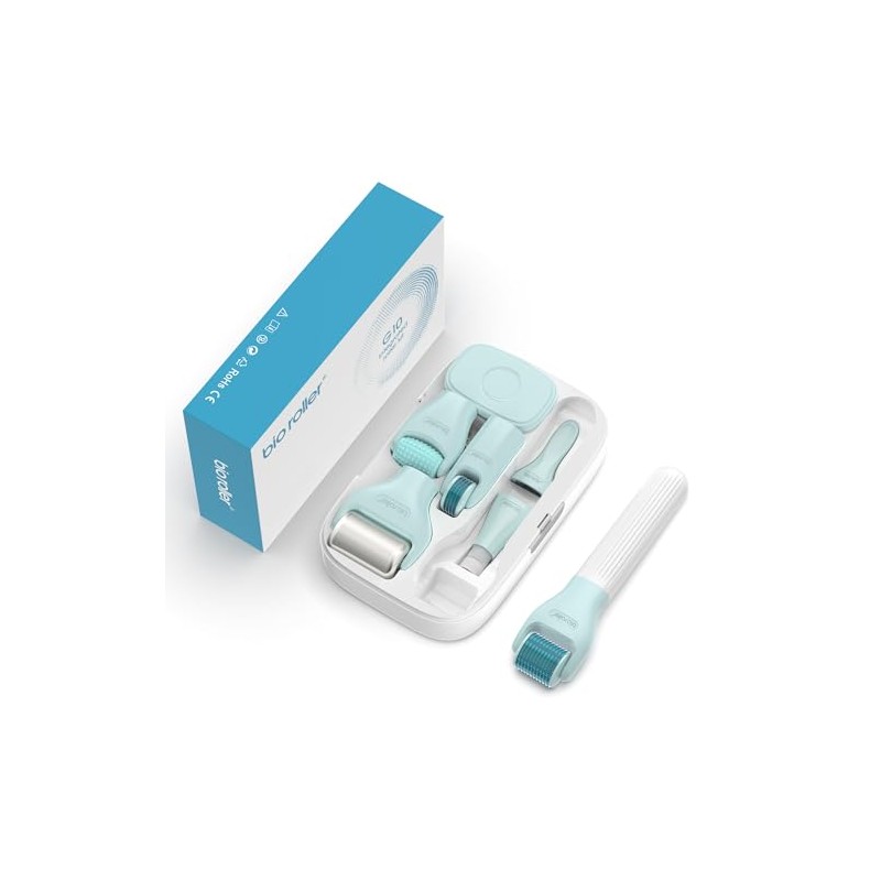 Kit De Rodillo Dérmico 10 En 1, Rodillo De Microagujas