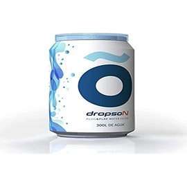 Dropson 100% Natural Microfilter Membrane Tap Water Filter Can 300 Litres Filtered Water Monitoring with Smartphone 1L/min