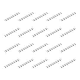 sourcing map 80Pcs M1 x 10mm 304 Stainless Steel Dowel Pin, Cylindrical Shelf Support Peg Pin Parallel Pin Fastener for Mechanical Manufacturing, Industry, Furniture Installation, Silver