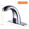 Derpras Touchless Bathroom Faucet with Automatic Sensor Function, Bathroom Sink
