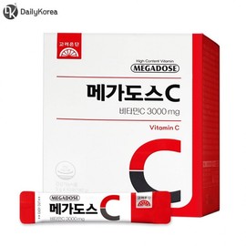 Korea Eundan Megadose C Vitamin C 3000 100 packs / 고려은단 메가도스C 비타민C 3000 100포