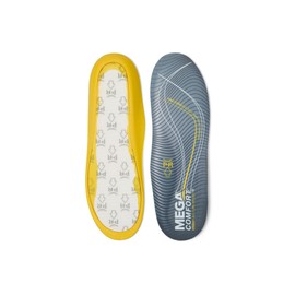 MEGAComfort Ergo Anti-Puncture Insole, Size X-Large, Dual-Layer Memory Foam Insoles, Flexible Anti-Puncture Barrier, Reduce Pain and Improve Balance, Cushioned Heel and Arch Support