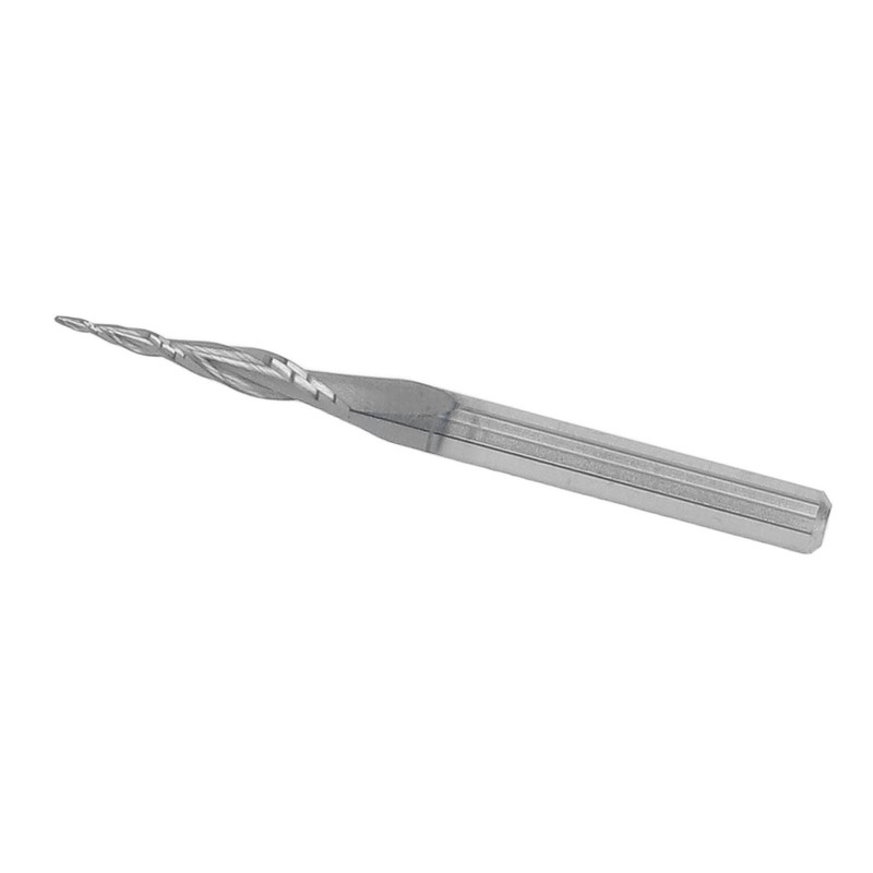 Ball Nose Cutter CNC Spiral Tapered Tungsten Steel Extended End