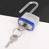 Smilcloud 2 Pack Padlocks with Keys, Long Shackle Padlocks Heavy