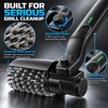 Electric Grill Brush Rechargeable, Cordless Rotary Grill Cleaner with Adjustable