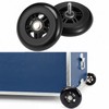 Timtin 2 Pcs 4" Camp Trunk Wheels Removable Easy to