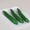 ABOOFAN Artificial Cucumber,4pcs Lifelike Green Cucumber Fake Realistic Plastic Vegetable