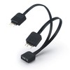 Akasa Addressable RGB LED Splitter Cable | 1-to-2 aRGB LED