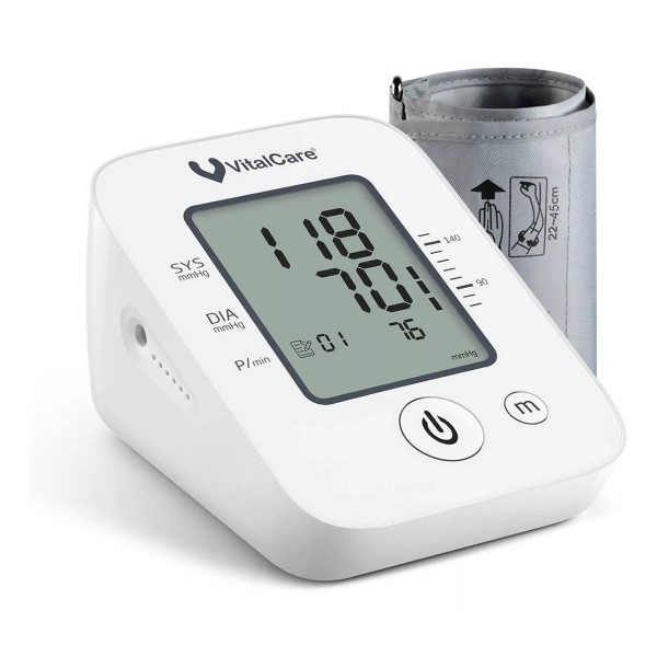 VitalCare Monitor de presión arterial digital de brazo automático VitalCare YE660B blanco
