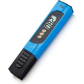 Realgoal TDS-3Blue Water Quality TDS Tester Handheld Portable Pen ATC Meter 0-9990 ppm Range 1 ppm Resolution +/- 2% Accuracy for Testing Hydroponics Gardening Aquariums Reefs Pools Spas