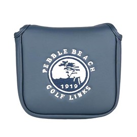 Golf Headcover Putter Cover for Center Shaft, Fits Small Types Odyssey 2 Ball Tailor Made Spider Putter Magnetic Closure Tree (Navy Blue, Square Center Shaft)