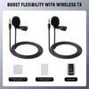 NEEWER Lavalia Lapel Microphone 2 Pcs Clip On Omnidirectional Wired
