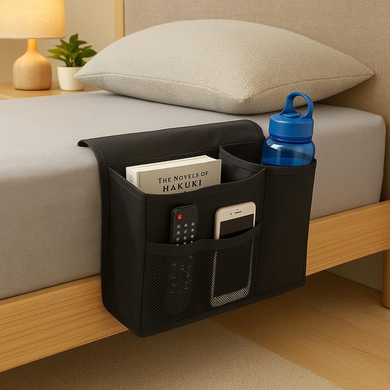 RETHINK YOUR ROOM Bedside Caddy Organizer for Bunk Bed, Loft