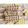 Embossing rolling pin cat set of 3 children's rolling pin