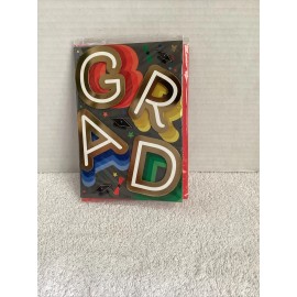 Viola NEW VOiLa Graduation Card - GRAD! - Envelope Included! Sealed