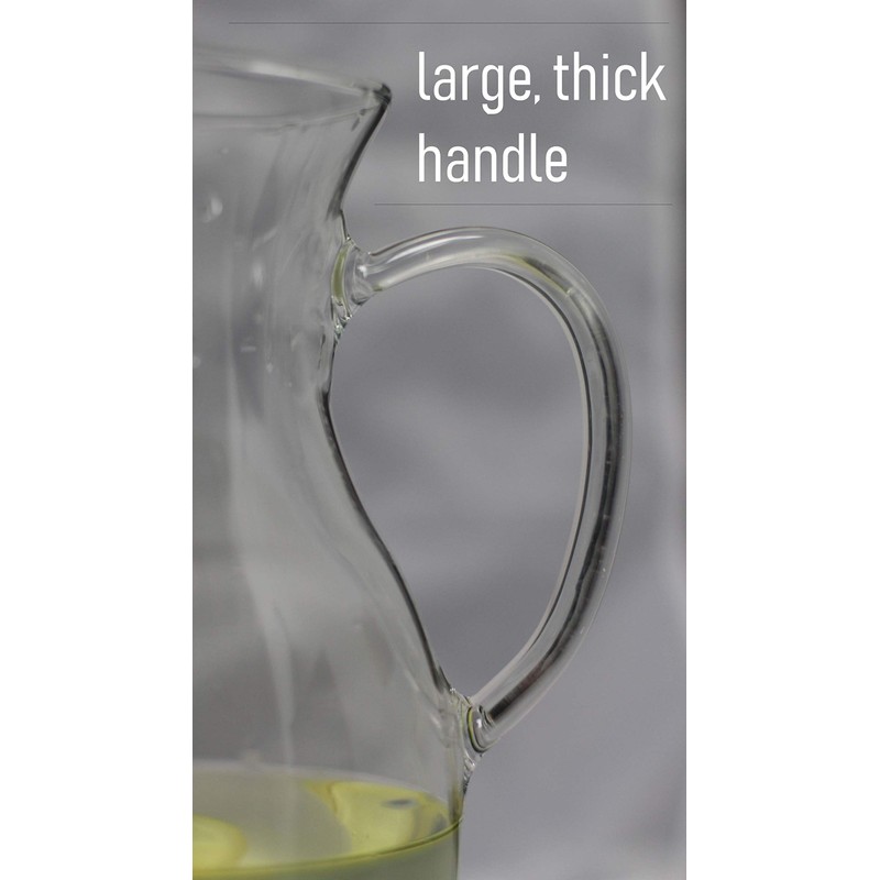 Simax SMALL Glass Pitcher 16 Oz: Borosilicate Glass Pitchers With