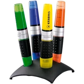 STABILO LUMINATOR - Highlighter - Deskset of 4 - Yellow, Green, Blue, Orange