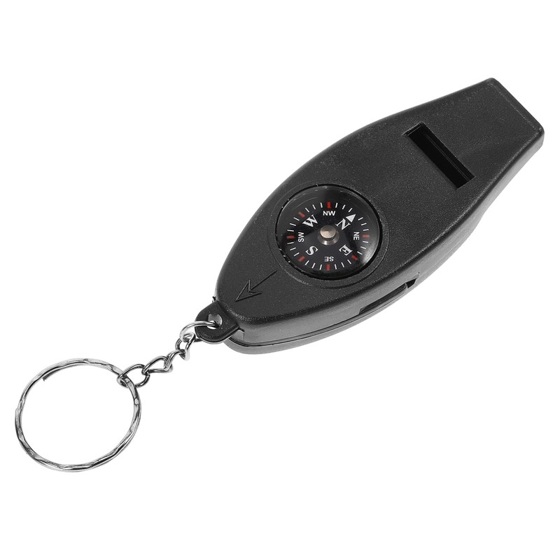 BESPORTBLE 3pcs Camping Whistle with Compass Thermometer Magnifier Outdoor Survival