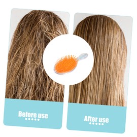 Healeved 2pcs Rainbow Hair Brush Lightweight Brushes for Women Boys and Girls for Straightening Massaging Scalp Smooth Comb for All Hair Types