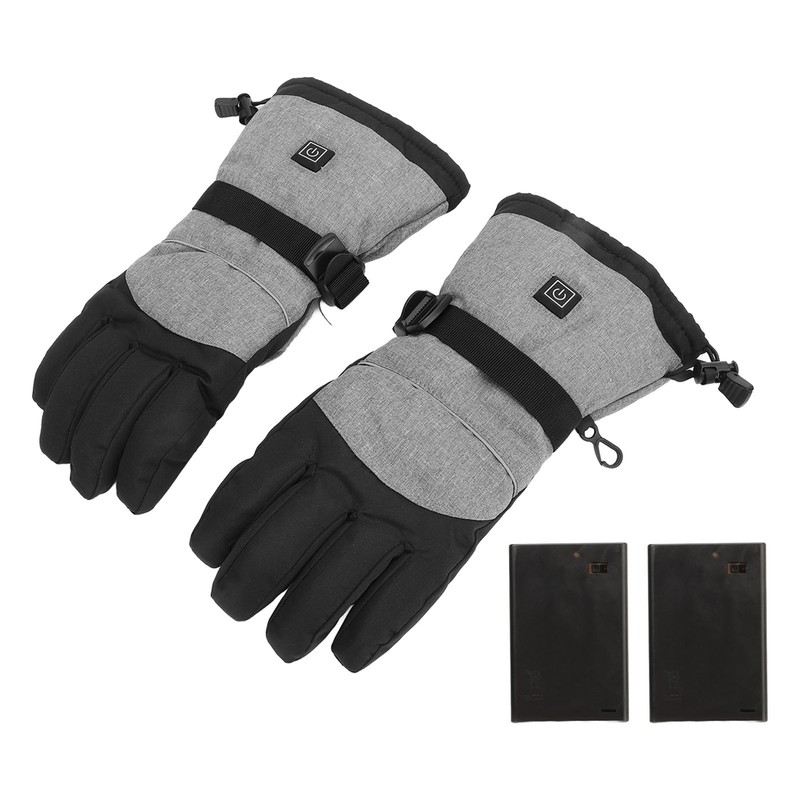 1 Pair Heated Gloves Battery Powered Waterproof Winter Heating Gloves