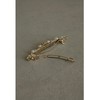[niana] Pearl Bijou Barrette Hair Accessories Hairpin Hair Clip Gold