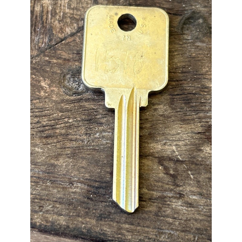 #1518 Uncut Key Blank By Ilco For Medeco Locks