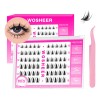 Wosheer Pestanas Sin Pegamento Diy Pestanas 10-16mm (mien)