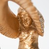 Mfjl 2PCS Kneeling Ark Angel Statue, Religious Memorial Figurine for