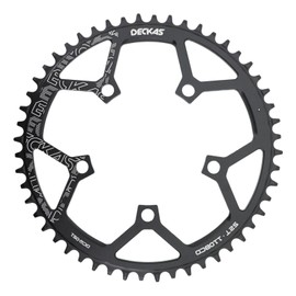 DJC Motorcycle Chainring 110BCD Round Road Bike Chainring Narrow Wide Teeth 5 Arm Aluminum Lightweight For Force Red Rival s350 s900 36 38 40 42 44 46 48 50 52 (50 Teeth)