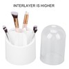 Makeup Brush Holder 360 Degree Rotatable Large Capacity Dustproof Cosmetics