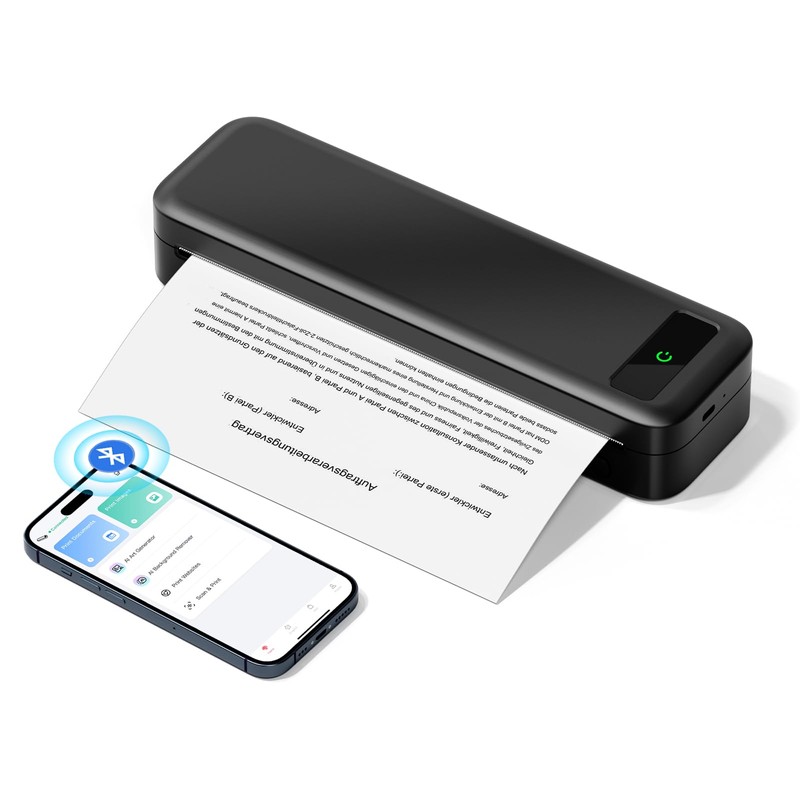 Thermal Paper 8.5" x 11" US Letter Size, 4 Rolls