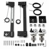 Hidden Folding Swing Door Track Hardware Kit for Cabinet and