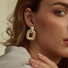 SZJYKF Square Statement Earrings for Women Fashion Big Gold Dangle
