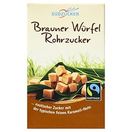 Südzucker Brown Cube Cane Sugar Fair Trade 500g