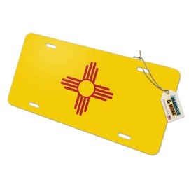 Graphics and More New Mexico State Flag Novelty Metal Vanity License Tag Plate
