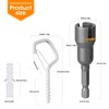 GIPTIME Screw Hooks, 50 Pieces Stainless Steel Hook Screws with