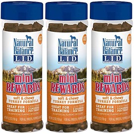 3-Pack Turkey Limited Ingredient Diets Mini Rewards Soft and Chewy Dog Treats, 5.3-Ounces Each