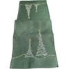 khevga Table Runner Tablecloth Christmas Modern in Grey with Embroidery