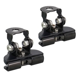 Car Work Light Holder 2 Pieces, Universal Adjustable Hood Mount, Mounting Bracket for Clamp Rod Sleeves, Stainless Steel