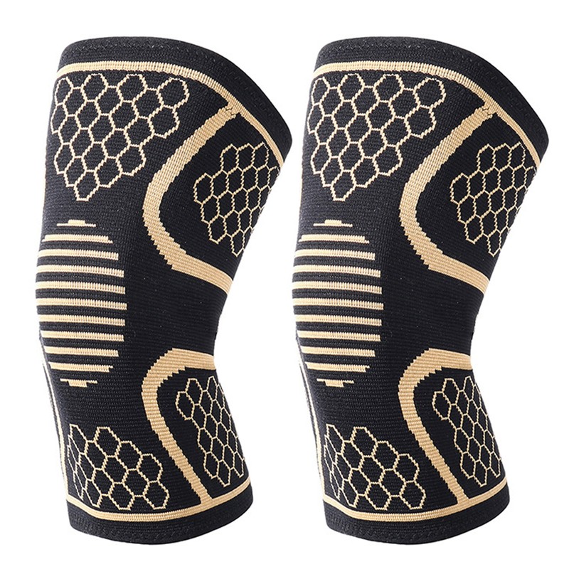 2 Pcs Knee Pads Anti Alip Breathable Shock Absorption Protective