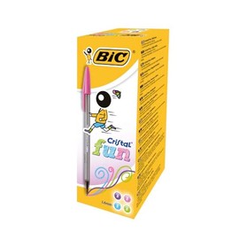 Bic Assorted Cristal Large Ball Point Pen 1.6mm [Pack of 20]