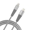 Joby 6.6' USB Type-C to Lightning Cable, Space Gray