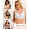 DOCUMO Bra for Women Wireless Bra Push Up Bra No