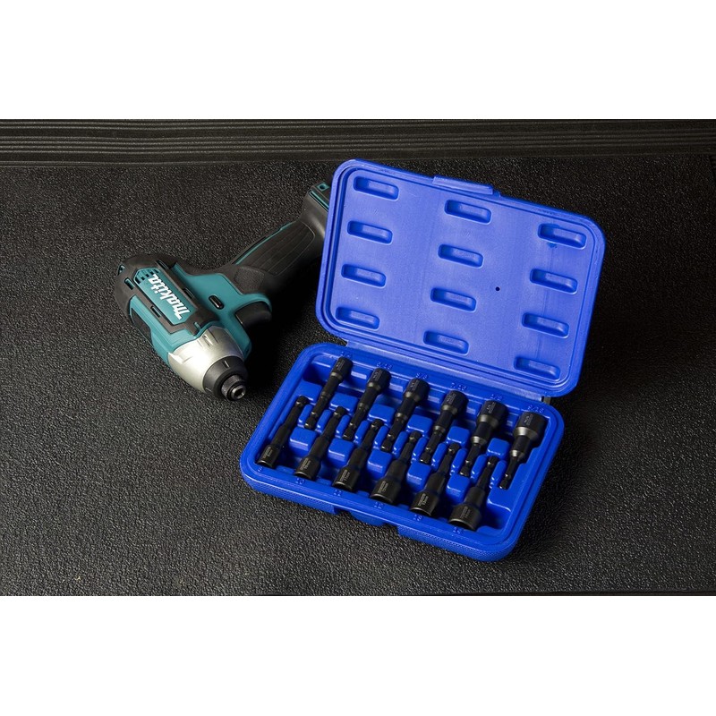 NEIKO 10250A Magnetic Hex Impact Nut Driver Set, 12-Piece Driver