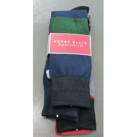 Perry Ellis Portfolio Men's 4-Pair Variety Pack Socks, Dog Multi, Shoe Size 7-12