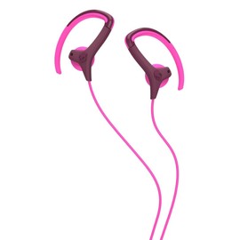 Skullcandy SCS4CHHZ-449 Chops 2015 Bud Hanger In-Ear Sports Headphone - Plum/Pink