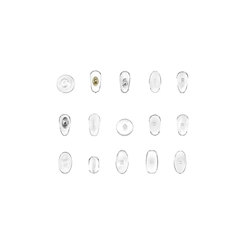 US Ship Silicone Nose Pads For Eyeglasses Sunglass Screw On